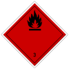 Grosszettel (Placards) Klasse 3, mit weissem Rand
